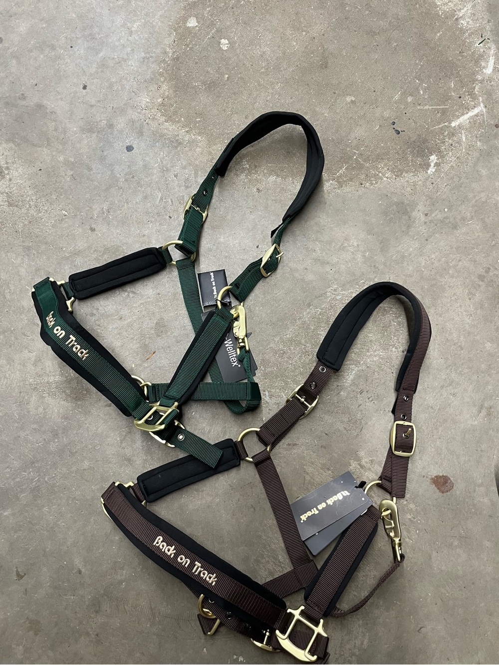 Back on track halters